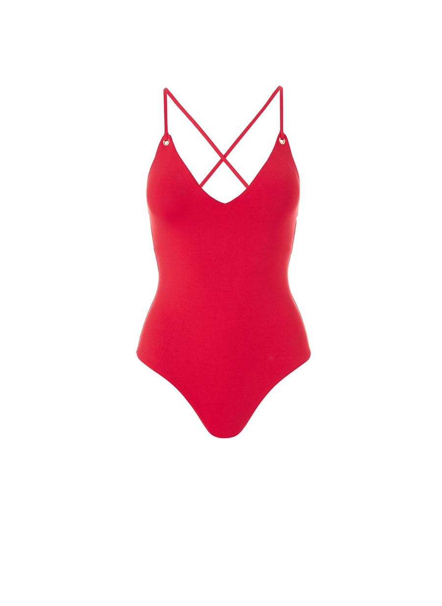 Catalina Red Swimsuit