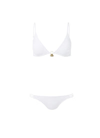 como white bralette charm bikini 2019