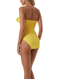 corfu yellow swimsuit 