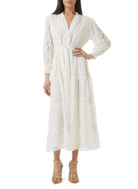 Dahlia White Dress Model_P