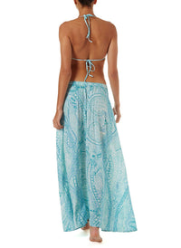 daisy paisley buttondown maxi skirt 2019 B