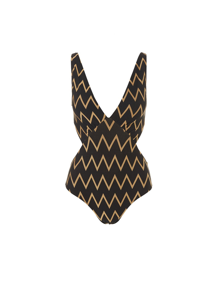 Del Mar Zigzag Swimsuit