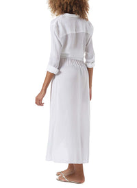 devlin white wrap skirt model_B