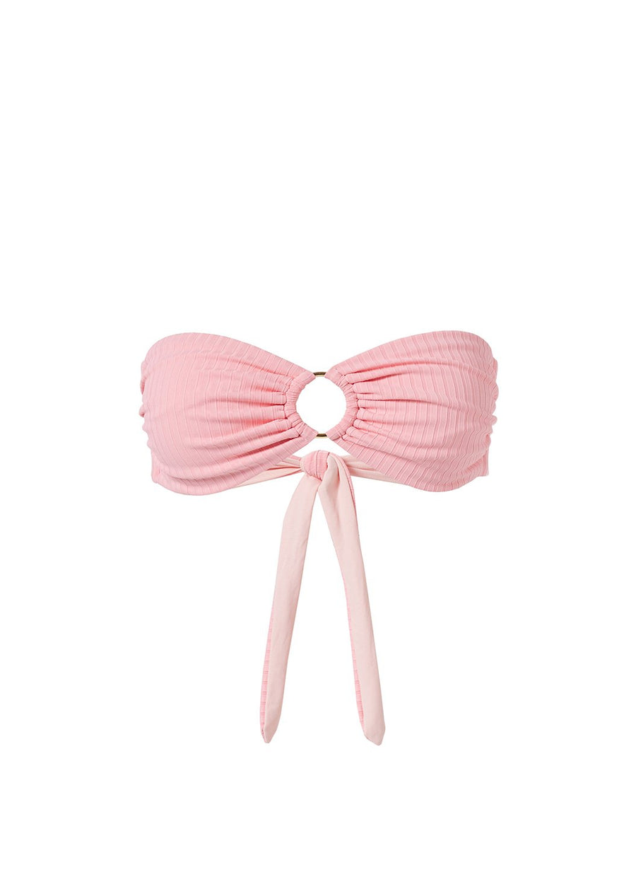 evita-blush-ribbed-ring-trim-bandeau-bikini-top