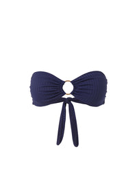 evita-navy-ribbed-ring-trim-bandeau-bikini-top