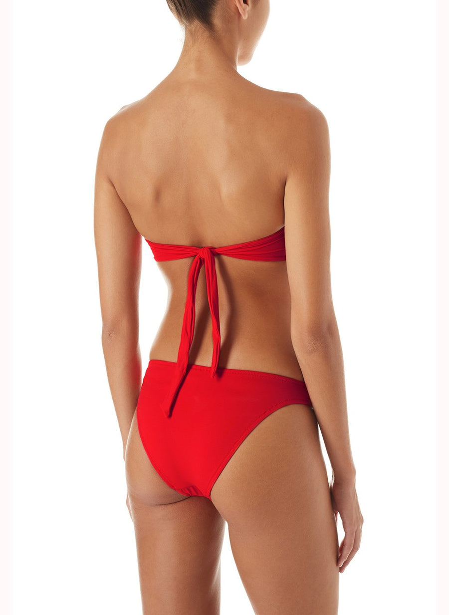 exclusive barcelona red bandeau triangletrim bikini 2019 B