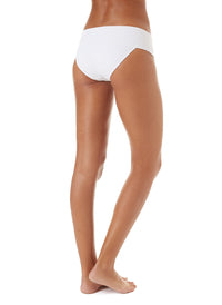 exclusive brussels fold over bikini bottom white 2019 B
