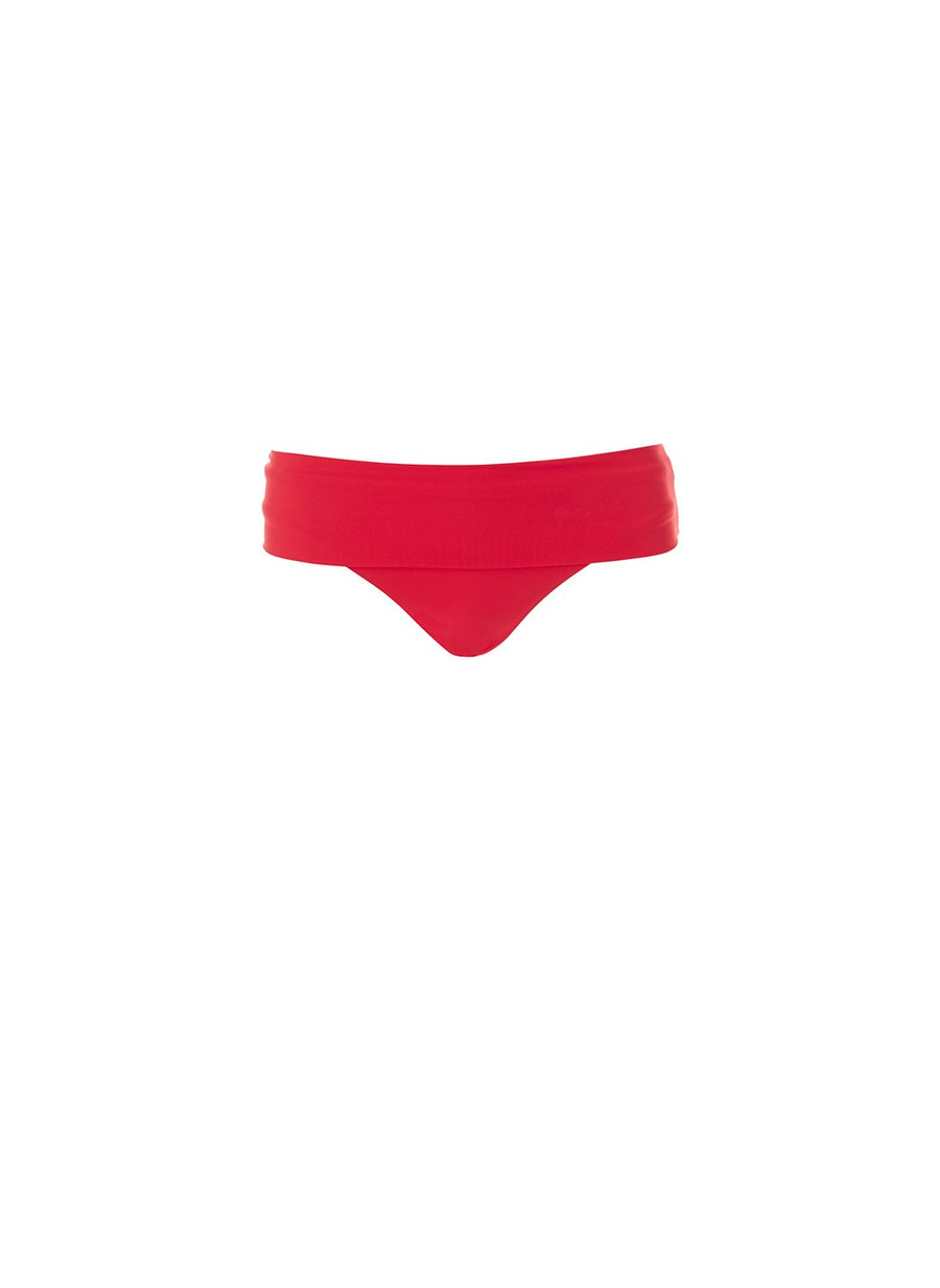 exclusive brussles fold over bikini bottom red 2019