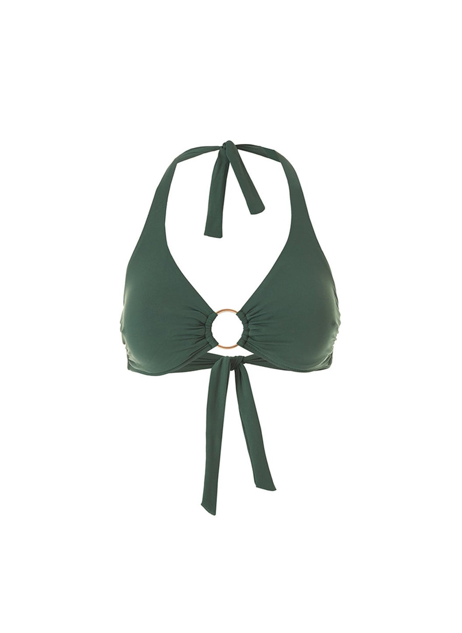 exclusive brussles fold over bikini top forest