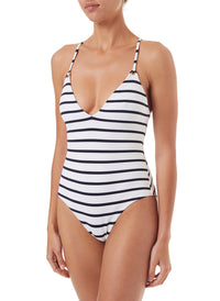 Exclusive Catalina Marine Over The Shoulder Crossback Swimsuit