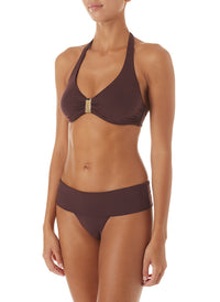 exclusive provence walnut halterneck supportive bikini 2019 F