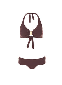 exclusive provence walnut halterneck supportive bikini 2019