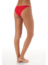 exclusive st tropez high leg bikini bottoms red B