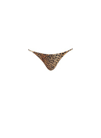 Exclusive St Tropez High Leg Bikini Bottoms Cheetah