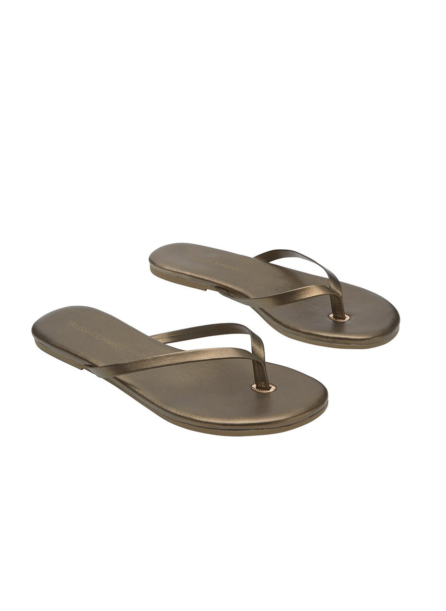 flip flop leather bronze 2019 2