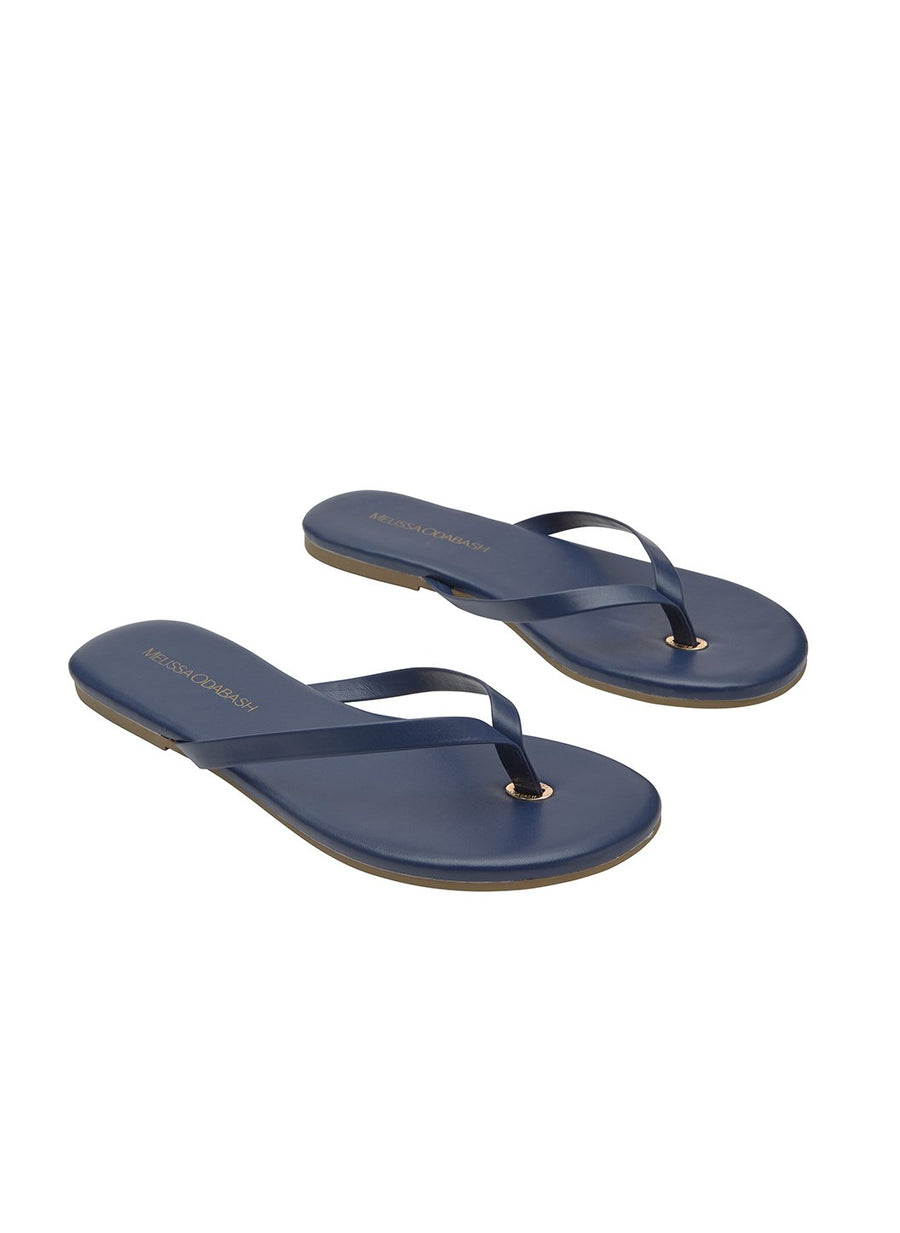 flip flop leather navy 2019 2