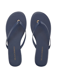 flip flop leather navy 2019