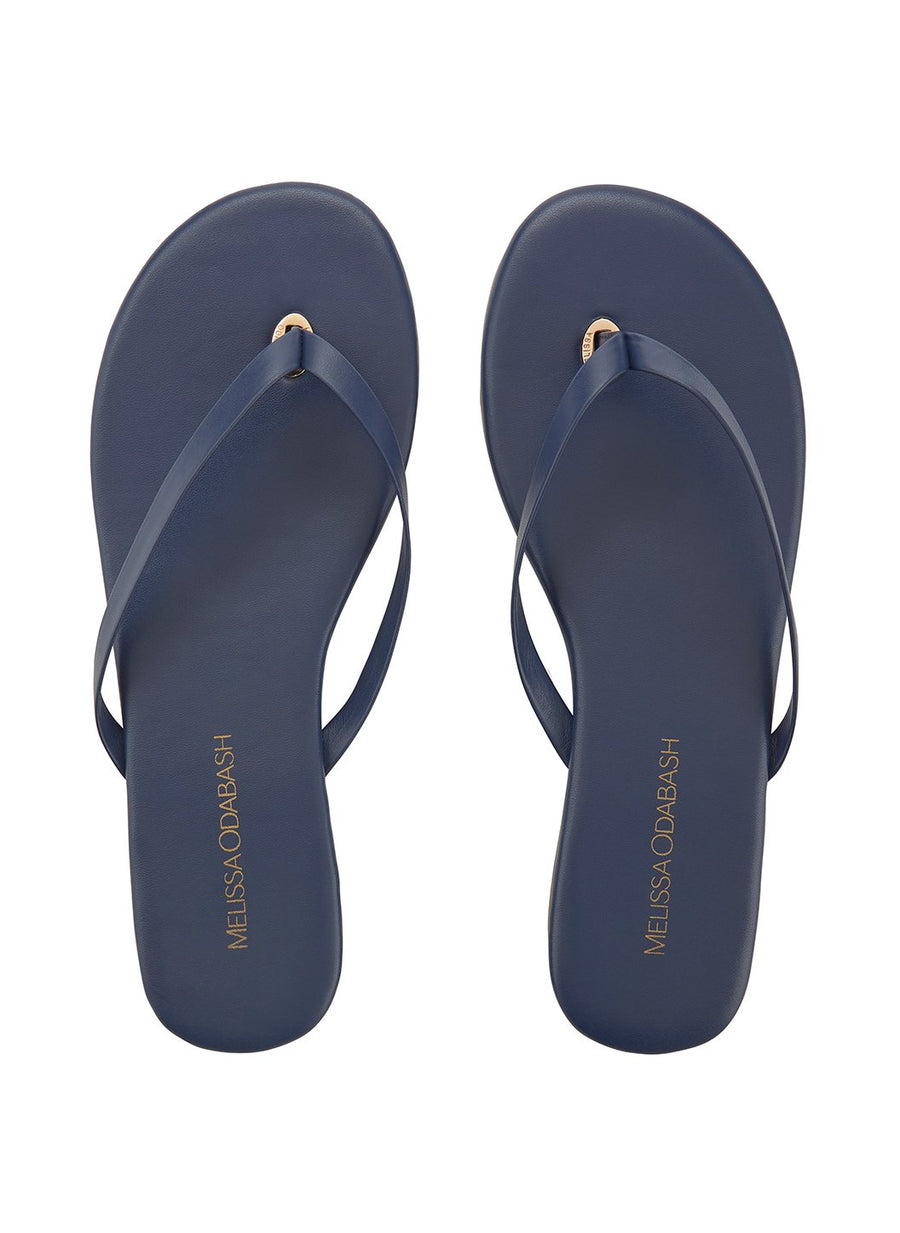 flip flop leather navy 2019