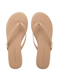 flip flop leather nude 2019