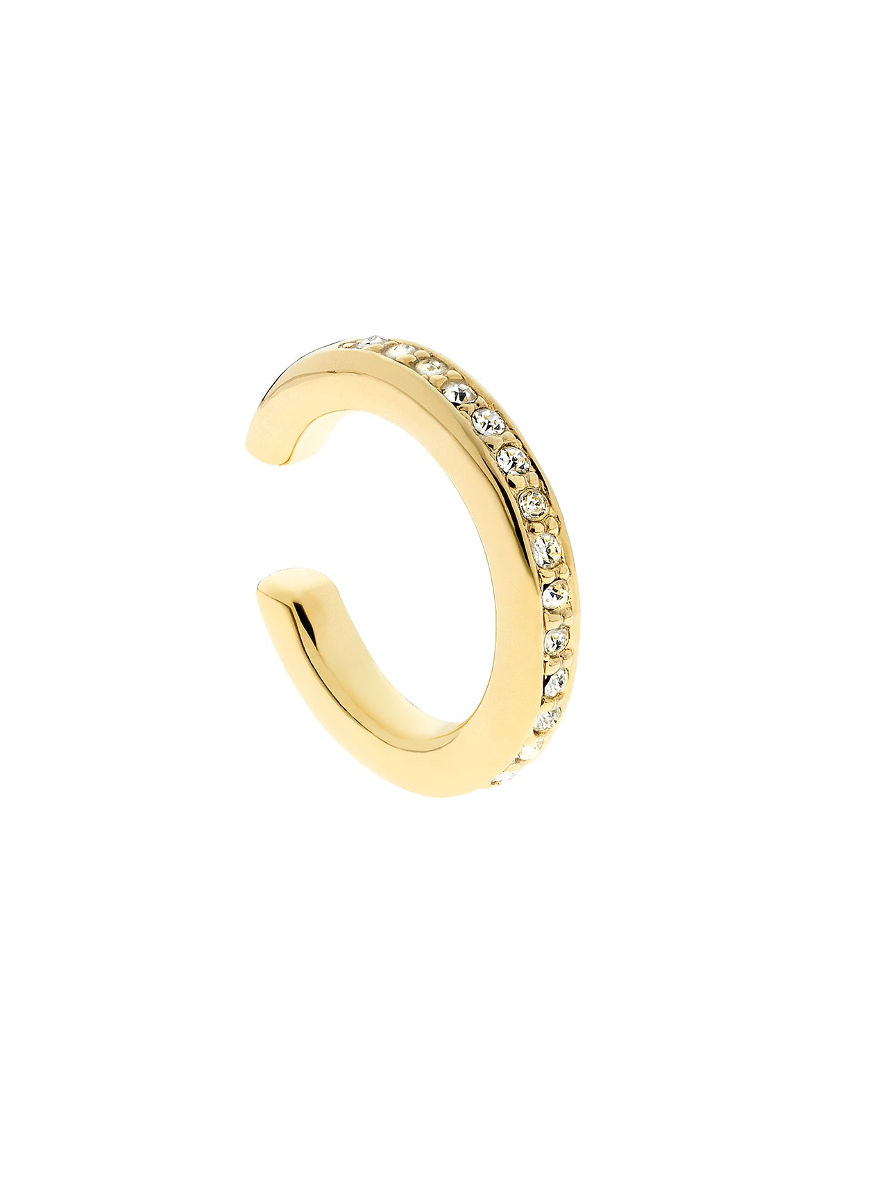 Gold Crystal Ear Cuff