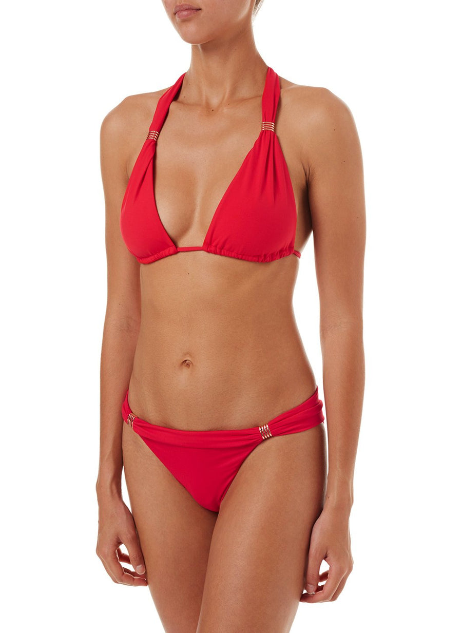 grenada red adjustable halterneck bikini 2019 F