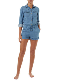 honour blue denim utility playsuit 2019 2E