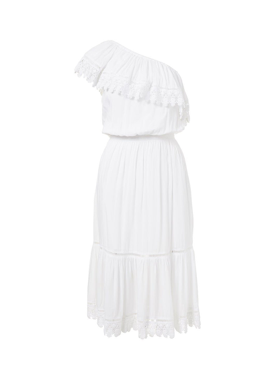 jo white oneshoulder embroidered frill midi dress 201