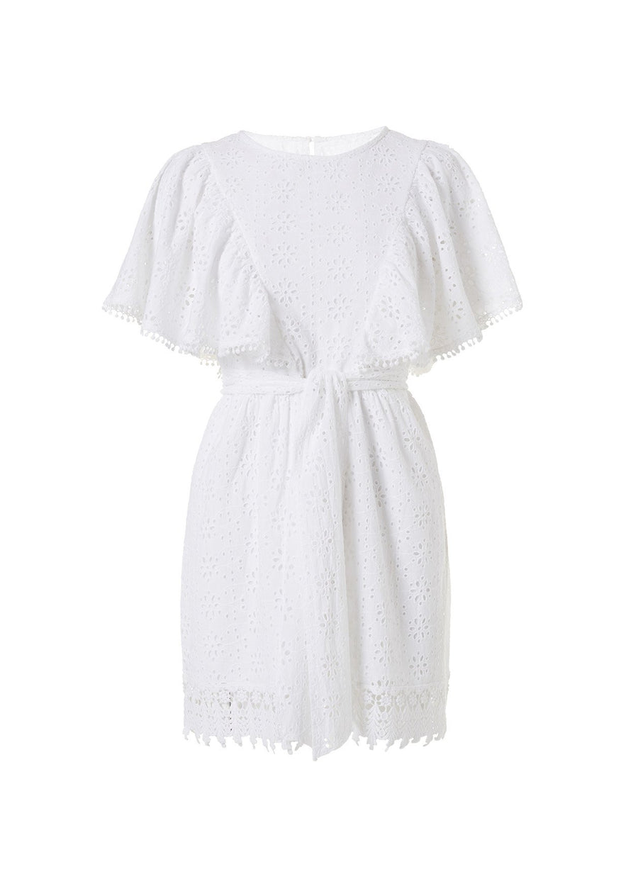 Kara White Short Dress
