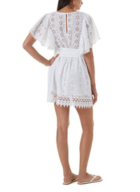 kara white short dress 