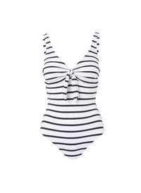 lisbon marine overtheshoulder knot supportive swimsuit 2019