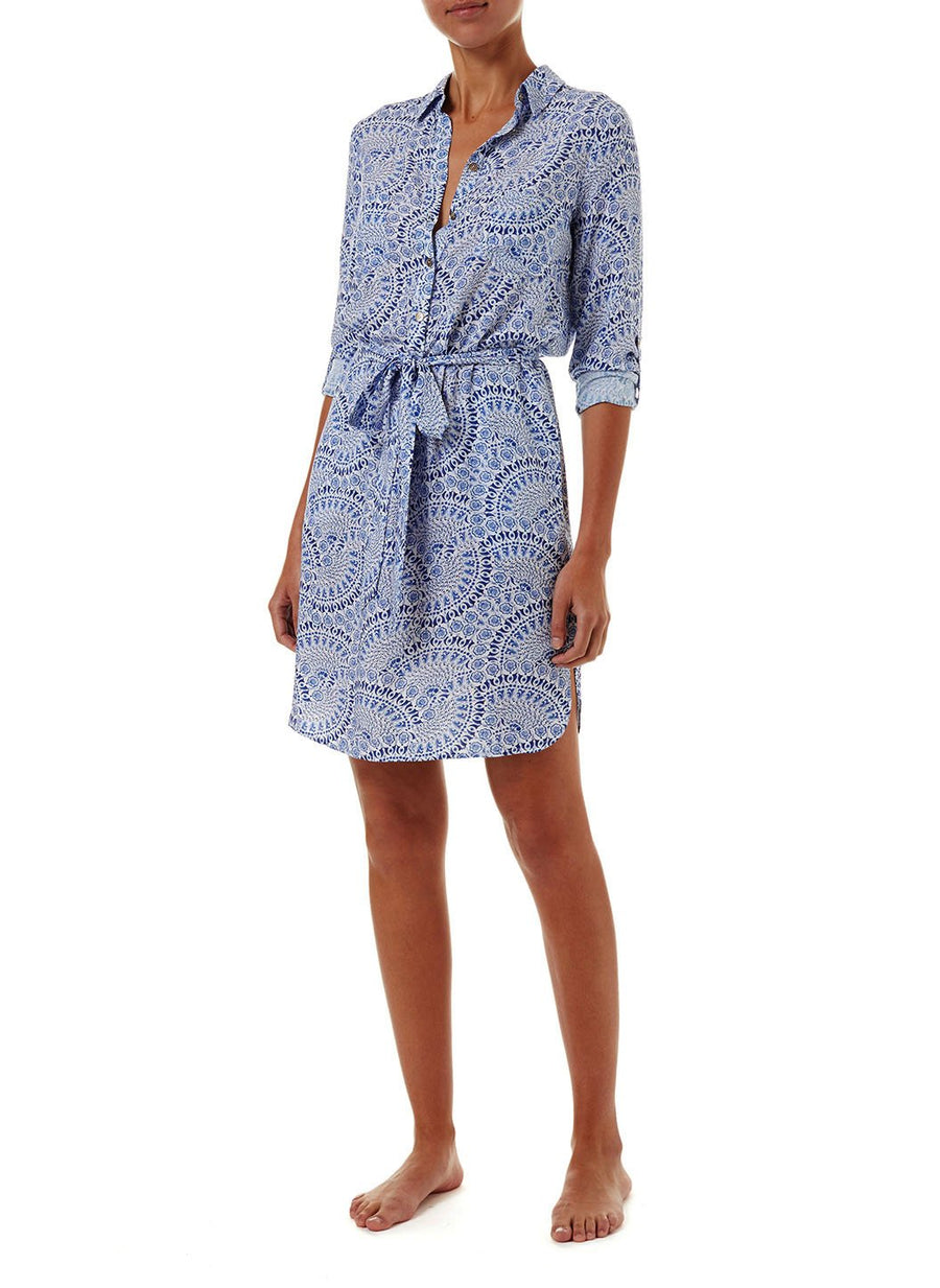 lois capri button down belted shirt dress 2019 F