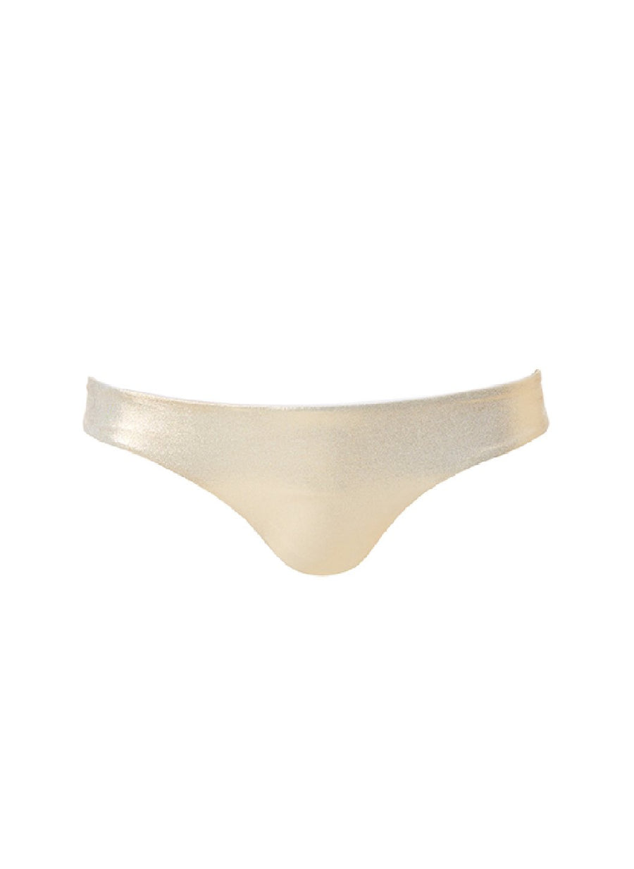 Look 24 Bottom Seamless One Shoulder Bikini Gold