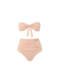 lyon tan highwaisted bandeau bikini 2019