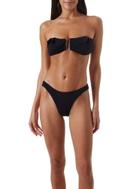 maine black mazy frill u trim bandeau bikini model_P