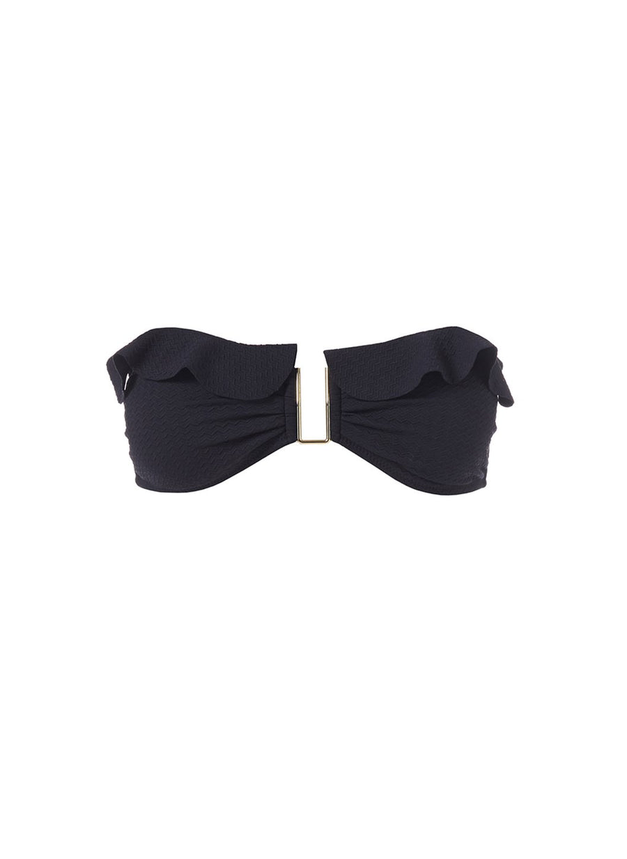 maine-black-mazy-frill-u-trim-bandeau-bikini-top