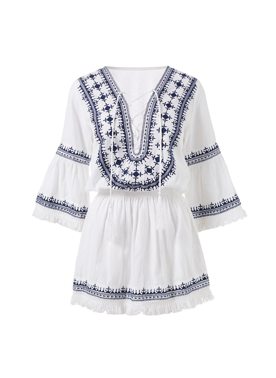 martina-white-navy-dress-Cutout