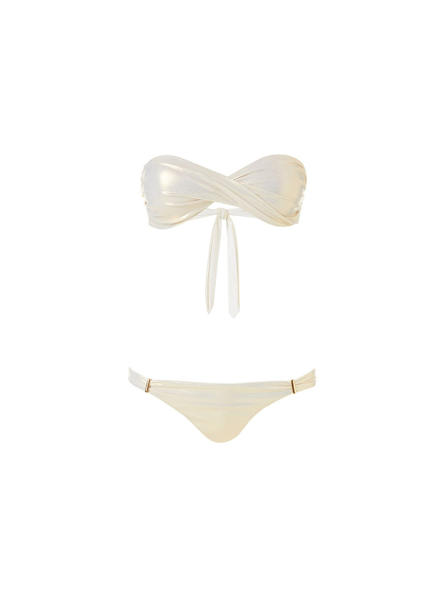 Martinique Gold Twist Front Bandeau Bikini 2020