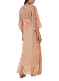 mel tan long kaftan 