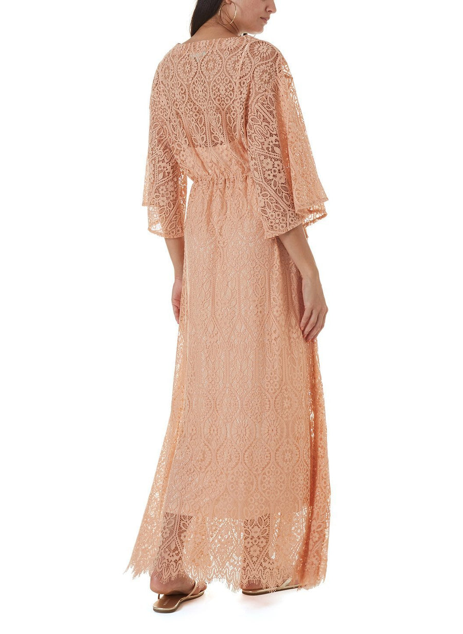 mel tan long kaftan 