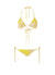 Miami Tropical Yellow Classic Ring Trim Triangle Bikini 2020