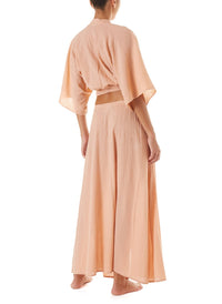 Dru Tan Button Down Maxi Skirt