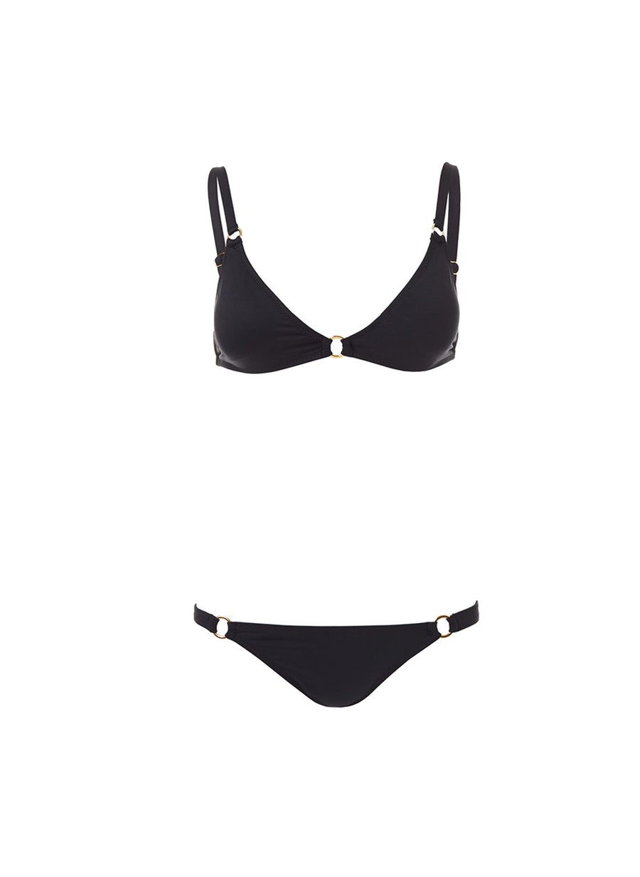 montengro black bralette ring bikini 2019