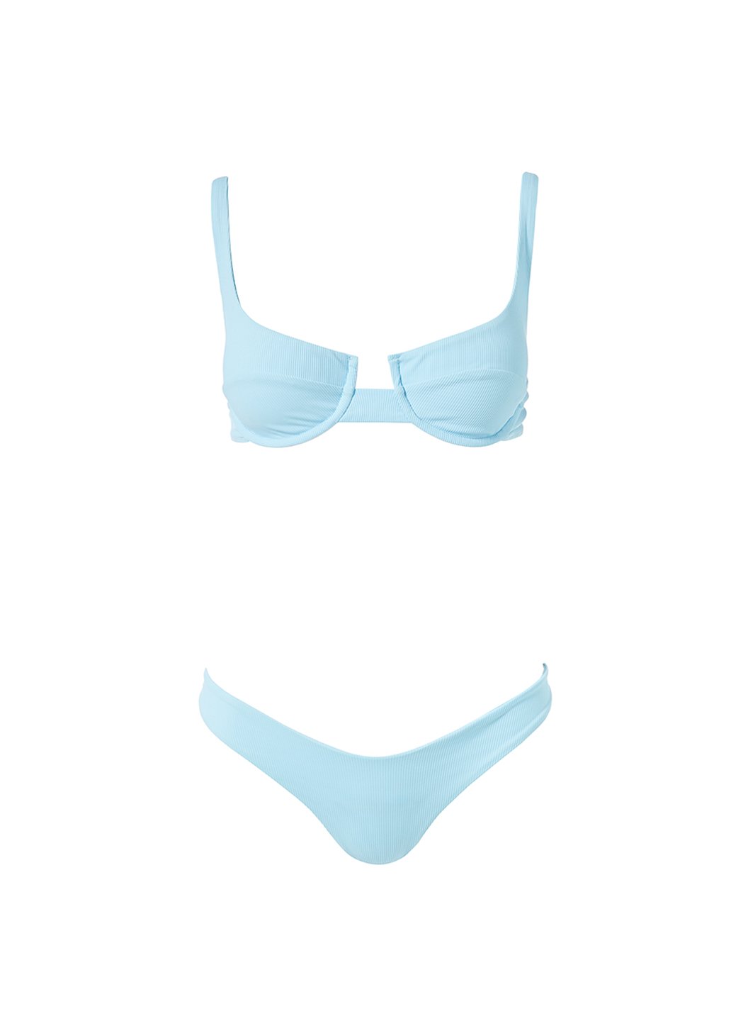 montreal sky rib underwired bralette bikini Cutout