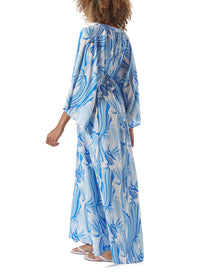 natalie twirl lace up long kaftan model_B