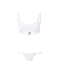 orlando white classic overtheshoulder crop bikini 2019