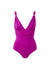 panarea viola bar trim over the shoulder swimsuit Cutout