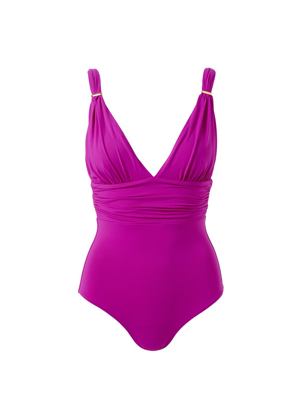panarea viola bar trim over the shoulder swimsuit Cutout