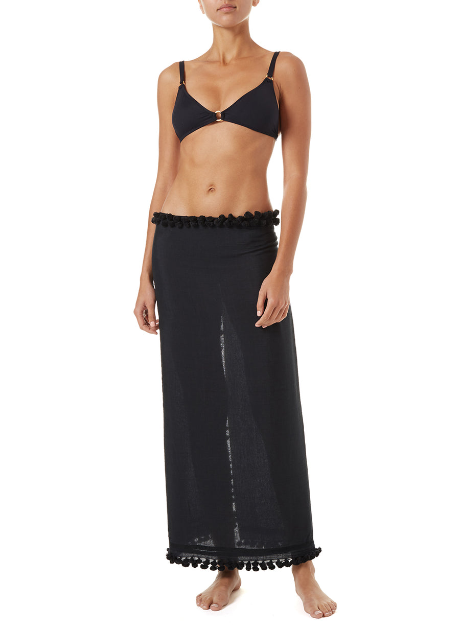 Pareo Plain Black