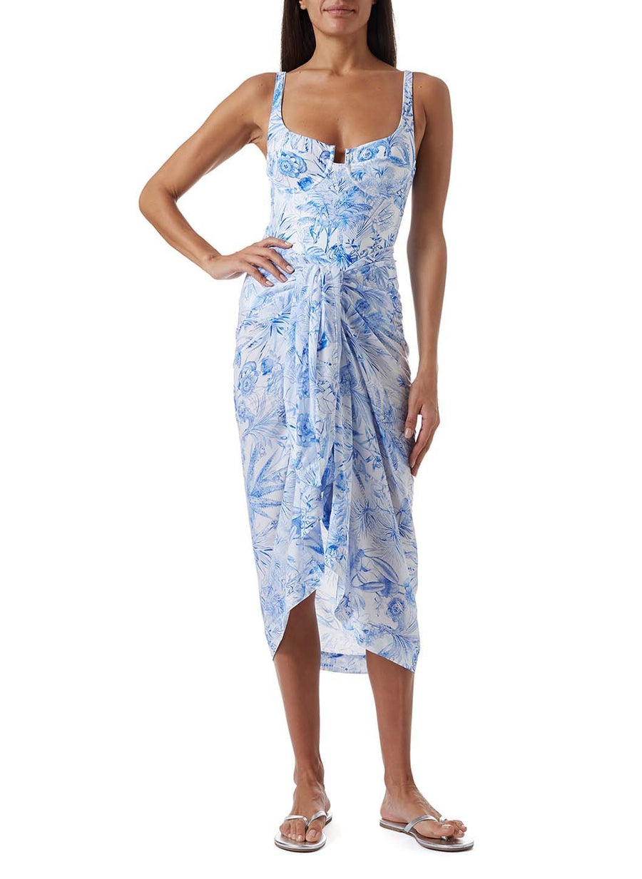 pareo in tropical blue model_1