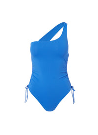polynesia cobalt oneshoulder ruched onepiece swimsuit 2019